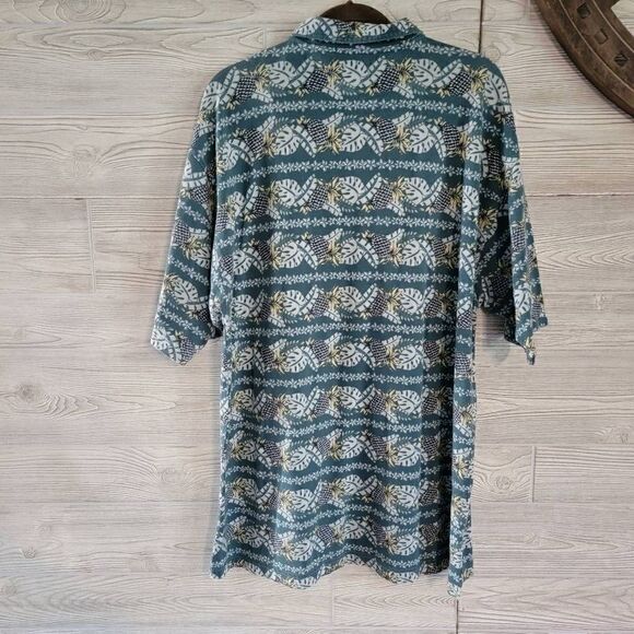 Tommy Bahama Pineapple Polo Hawaiian Cotton Mens SZ L - Picture 4 of 4